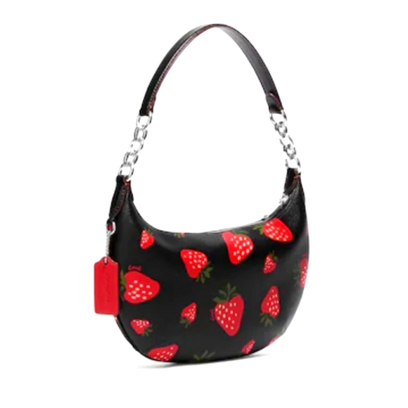(Brand New) Payton Hobo With Wild Strawberry Print - Picture 2 of 10